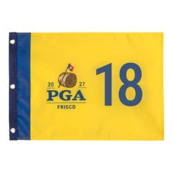 Ahead 2027 PGA Championship Screenprint Flag in Yellow