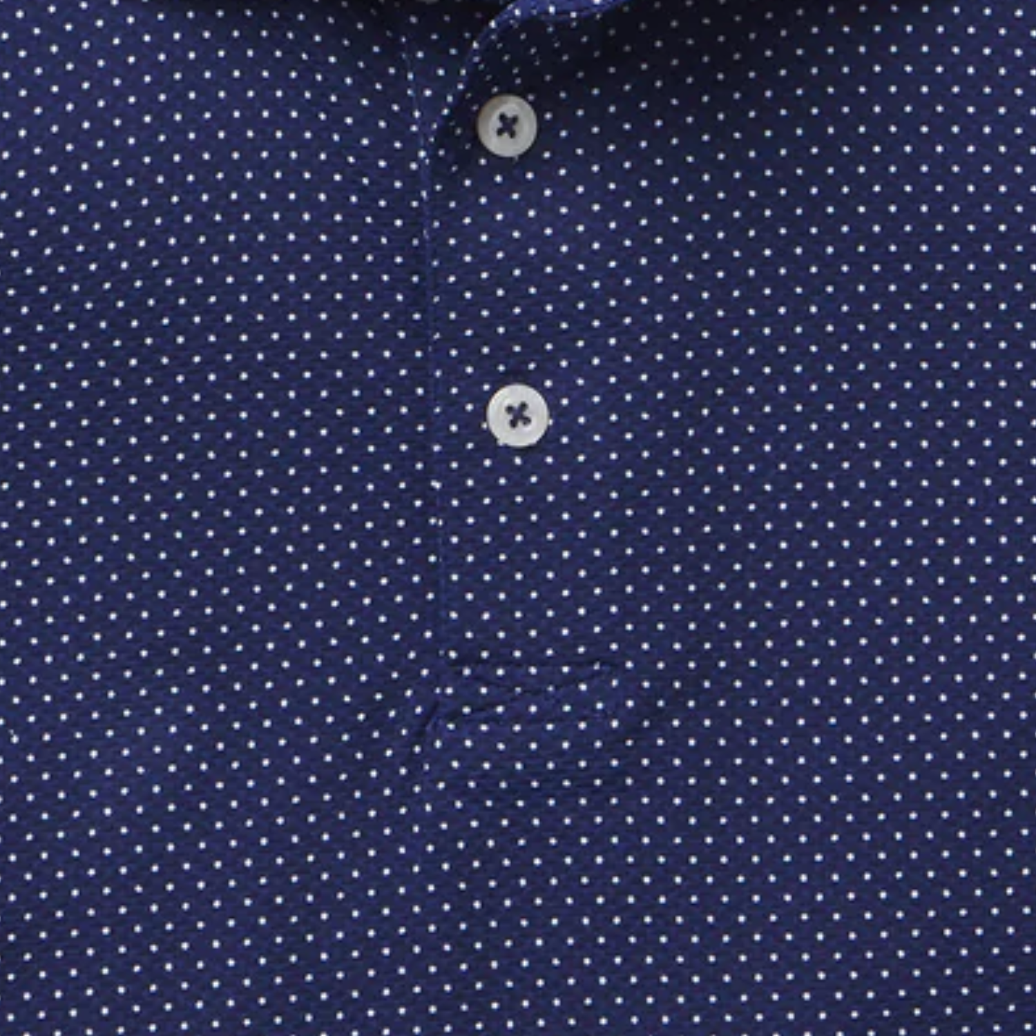B. Draddy 2025 PGA Championship Captain Cool Polkadot Polo in Regal Blue - Front View