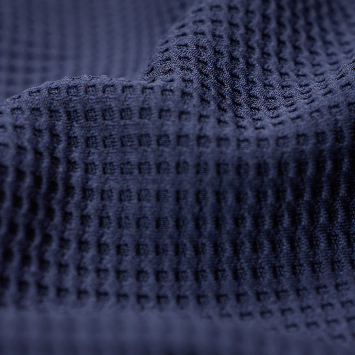 Straight Down 2026 PGA Championship Optic Quarter Zip in Indigo - Fabric Close Up