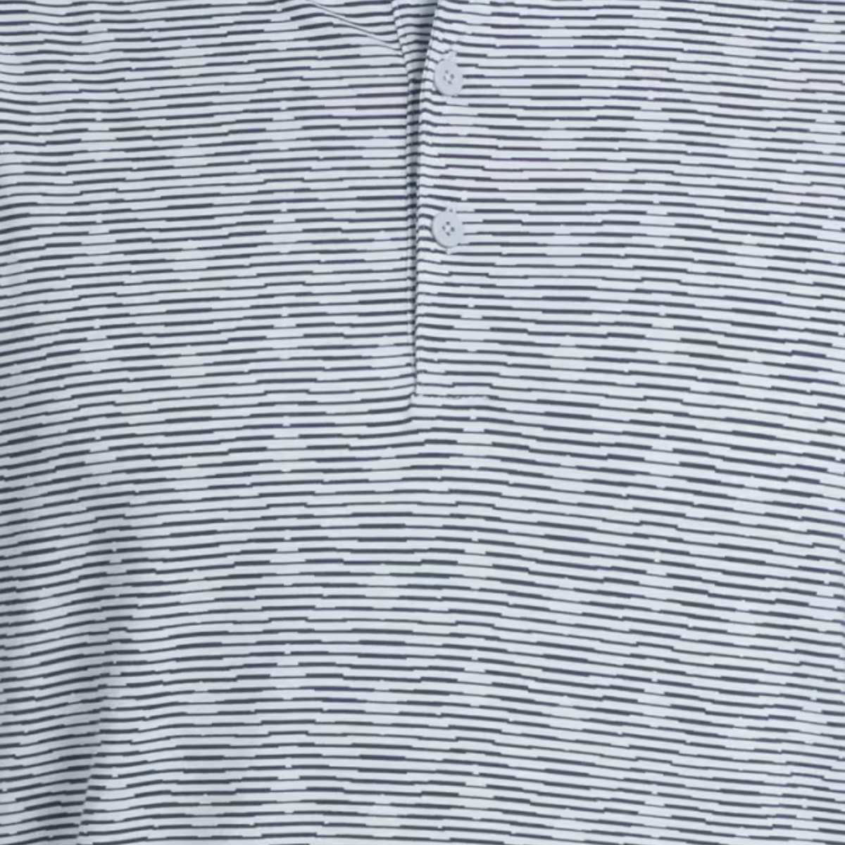 Adidas 2025 PGA Championship Printed Stripe Polo in Wonder Blue Melange - Pattern Close Up