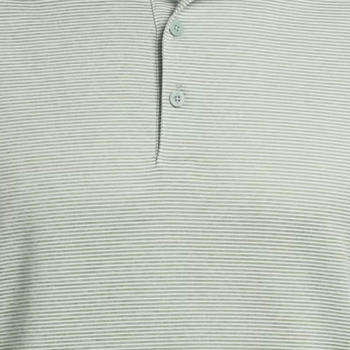 Adidas 2025 PGA Championship Ottoman Stripe Polo in Silver Green - Pattern Close Up