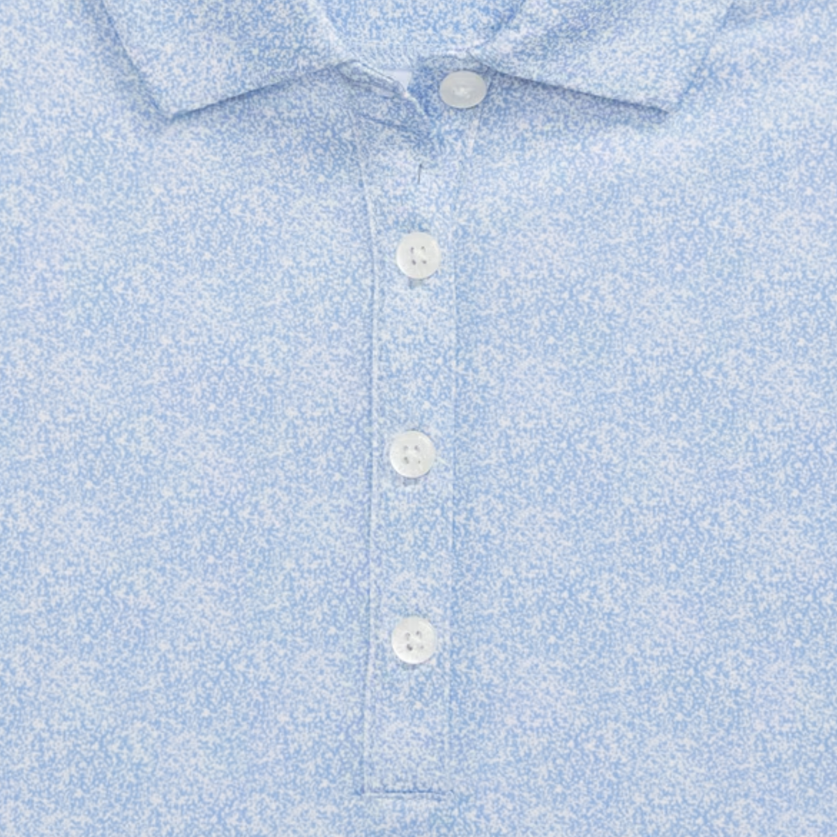 FootJoy 2026 PGA Championship Ladies Speckle Print Polo in Blue Jay - Pattern Close Up