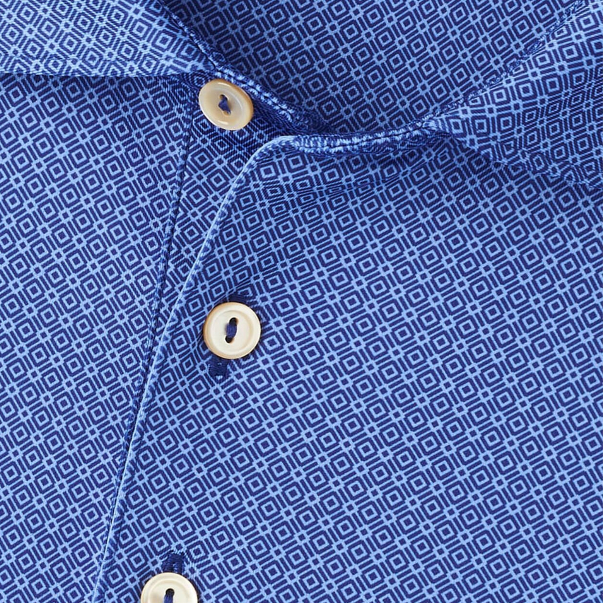 Peter Millar 2026 PGA Championship Axle Geo Polo in Sport Navy - Pattern Close Up