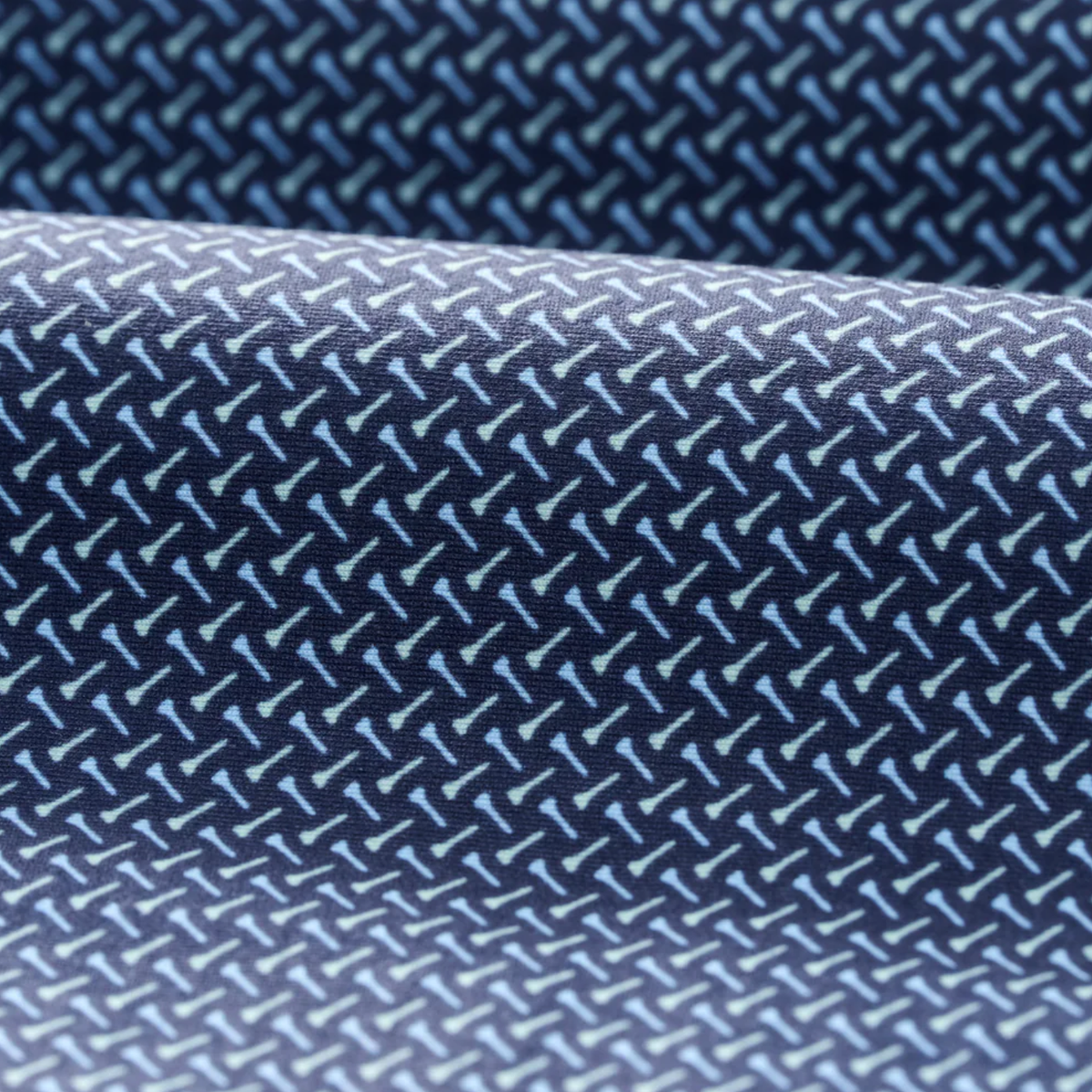 Johnnie-O 2026 PGA Championship Tee Party Polo in Navy - Pattern Close Up