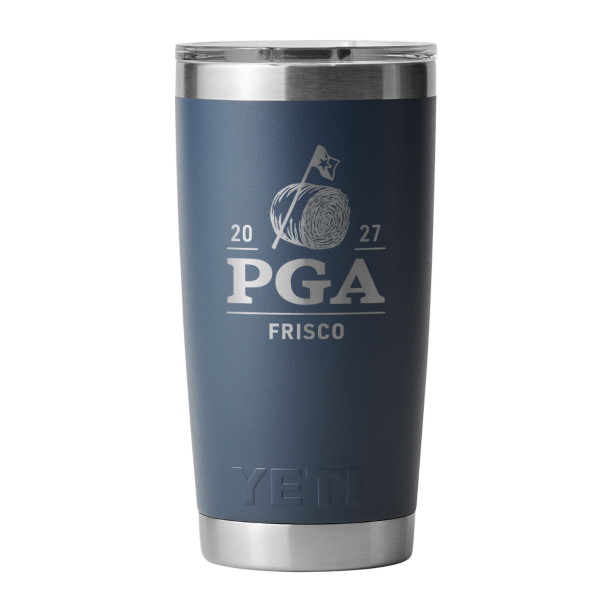 YETI 2027 PGA Championship 20oz Rambler in Navy - Front
