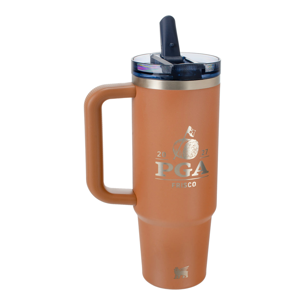 Stanley 2027 PGA Championship 30oz Quencher ProTour Flip Straw Tumbler in Toast - Front