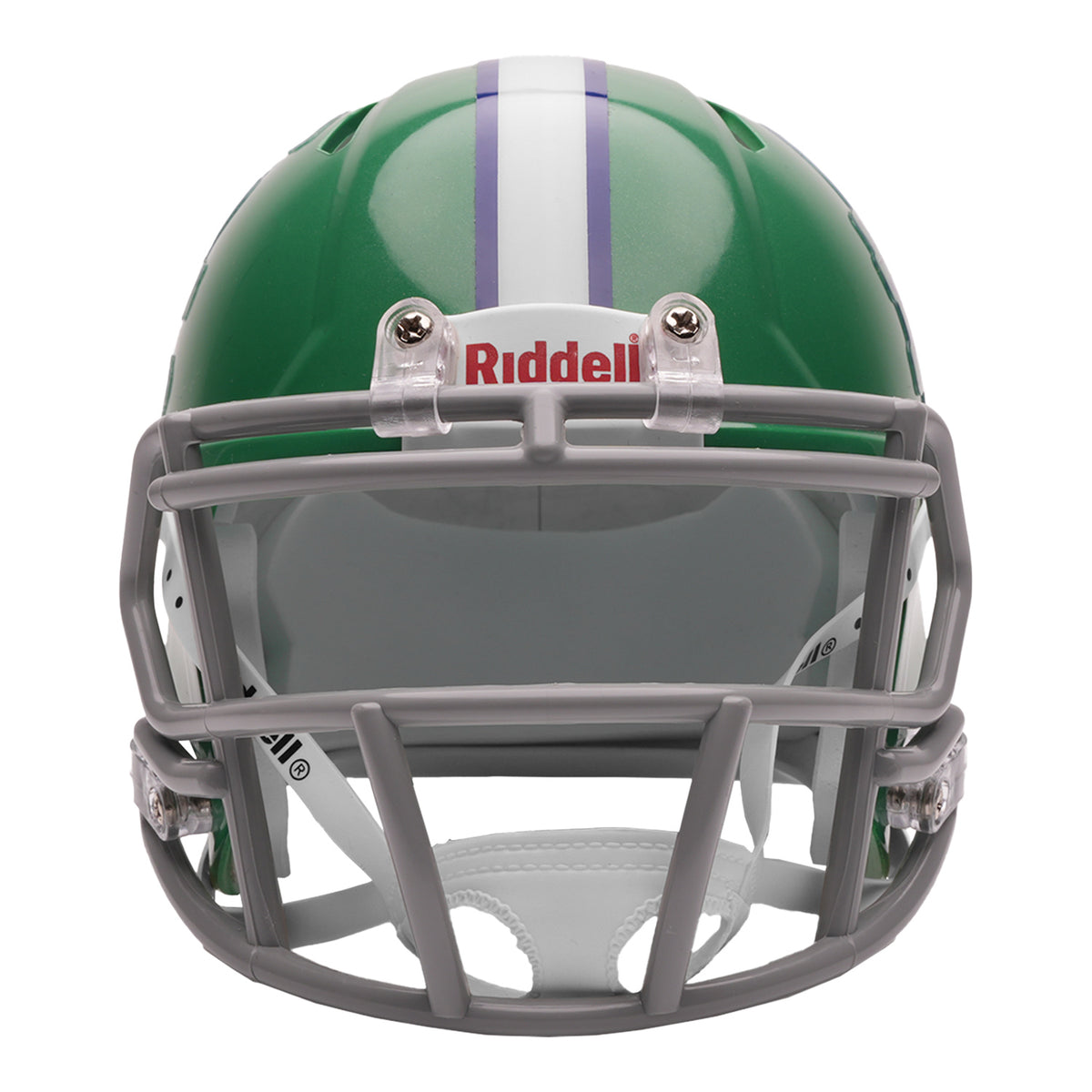 Riddell 2026 PGA Championship Speed Mini Helmet in Green - Front View