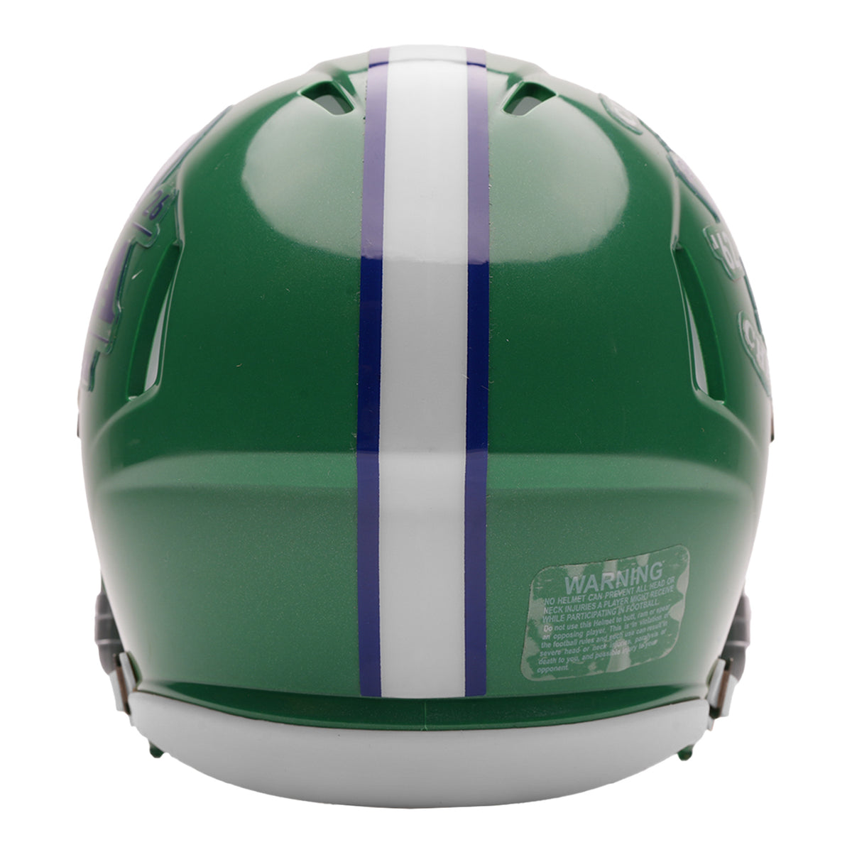 Riddell 2026 PGA Championship Speed Mini Helmet in Green - Back View