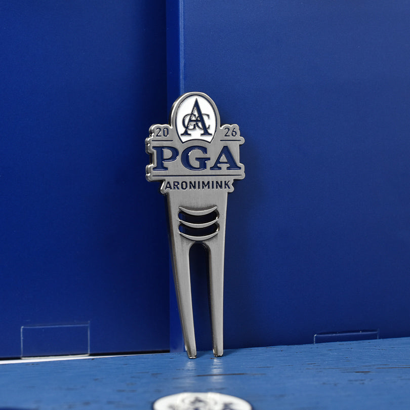PRG Golf 2026 PGA Championship Divot Tool & Ball Marker Set - Divot Tool Close Up