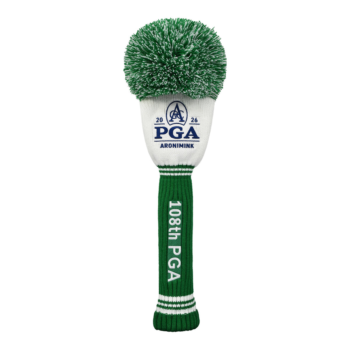 PRG Golf 2026 PGA Championship Pom Headcover - Front View