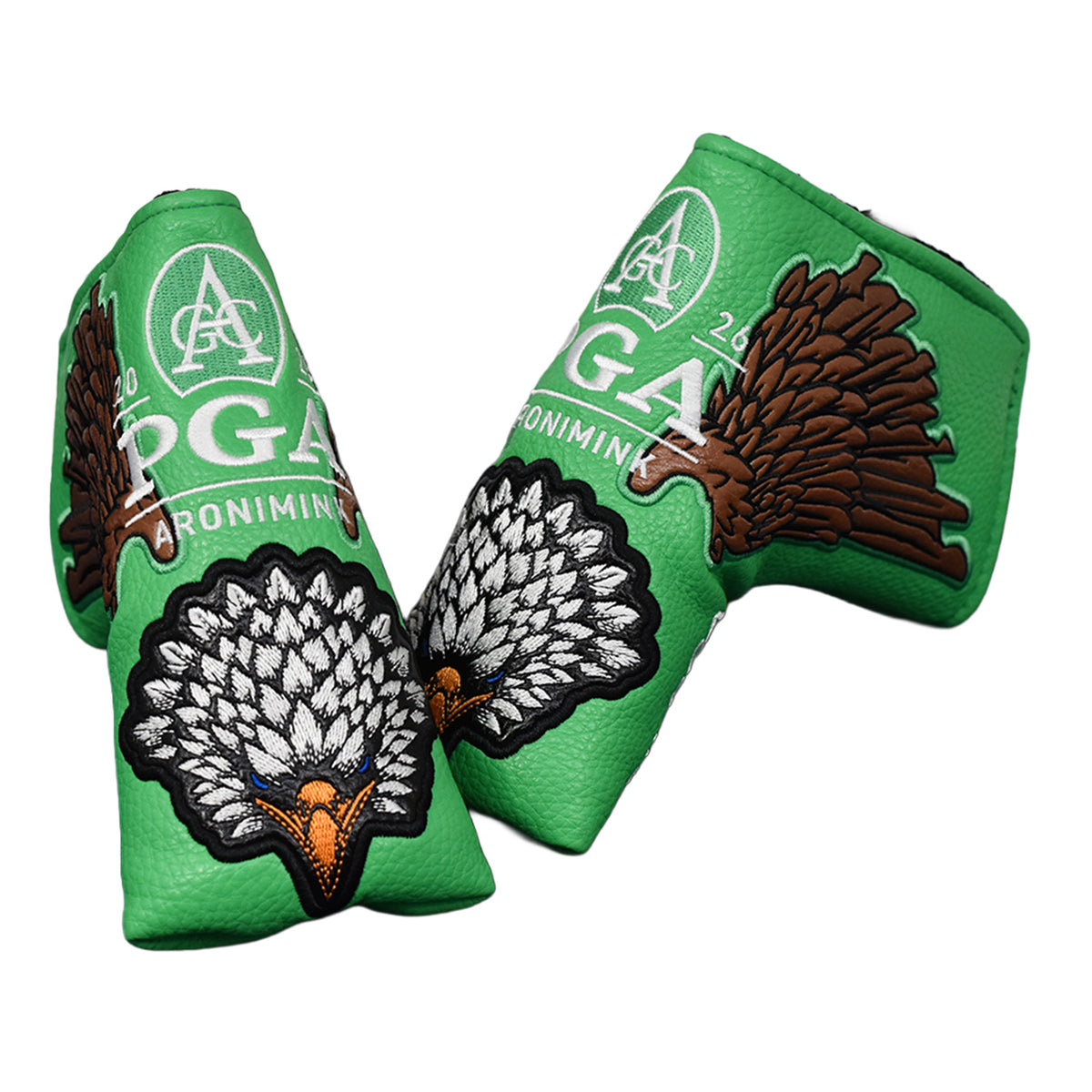 PRG Golf 2026 PGA Championship Eagle Blade Cover - Front and Side View