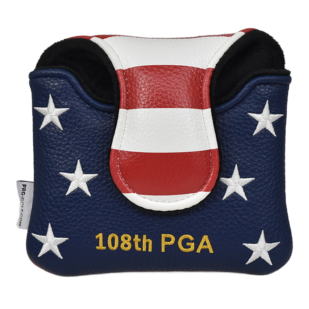 PRG Golf 2026 PGA Championship American Flag Mallet Cover - Back View