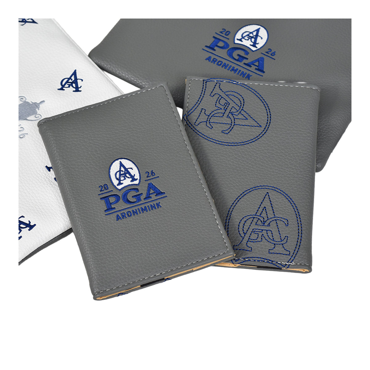 PRG Golf 2026 PGA Championship Ghost Stitch Scorecard Holder - Front and Back Styled