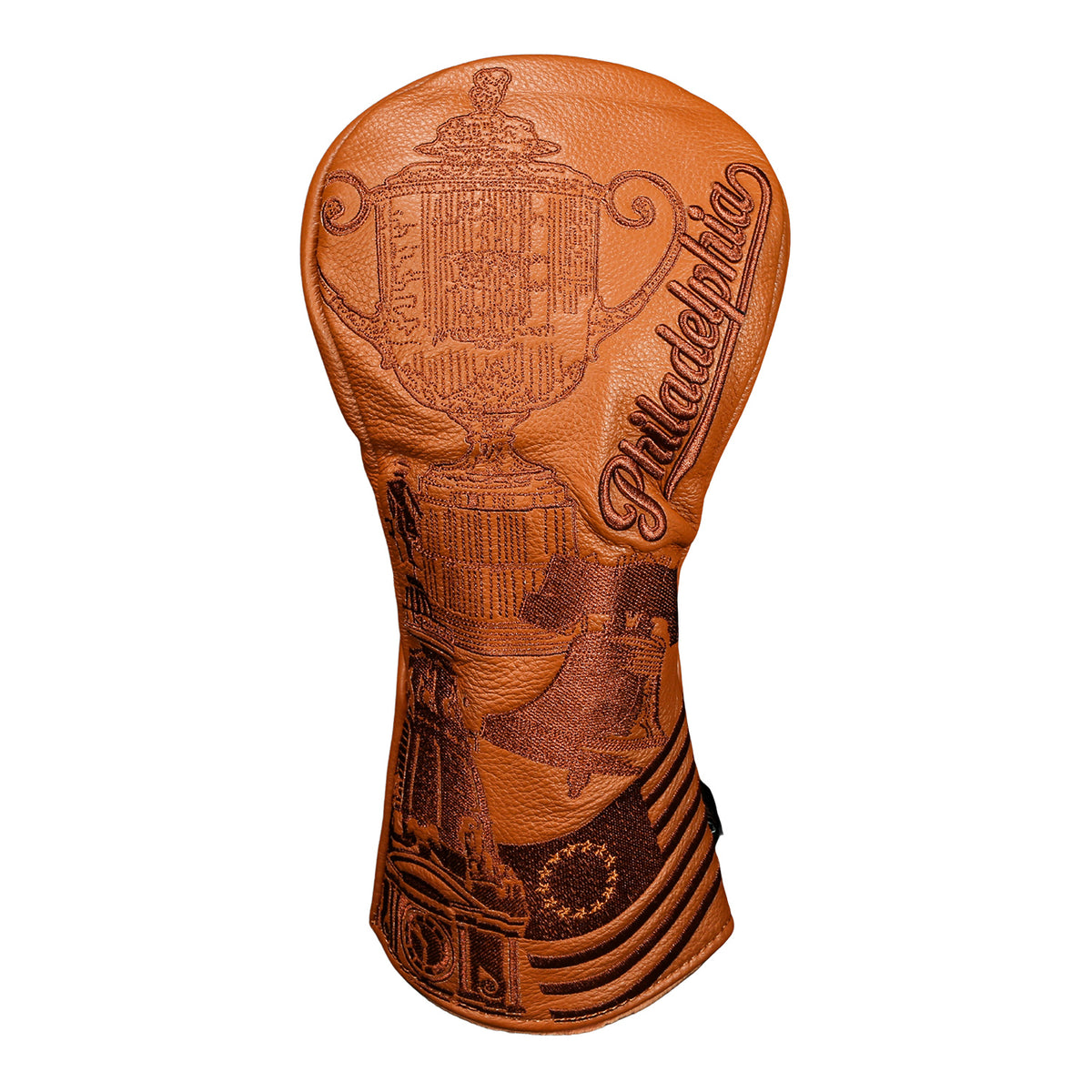 CMC Design 2026 PGA Championship Philly Theme Driver Cover in Brown - Front View