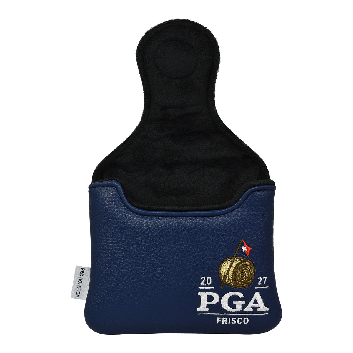 PRG Golf 2027 PGA Championship Elite Mallet Cover in Red, White, and Blue - Front Open