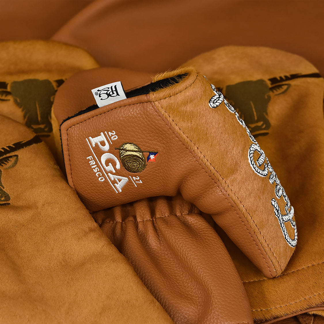 PRG Golf 2027 PGA Championship Horse Hair Blade Cover - Side Close