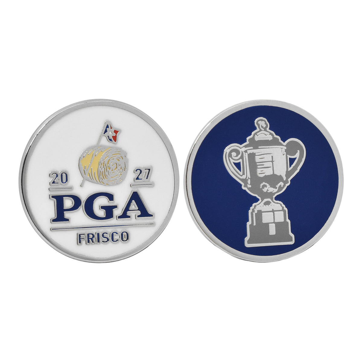 PRG Golf 2027 PGA Championship Hat Clip and Ball Mark Set - Front and Back Ball Marker