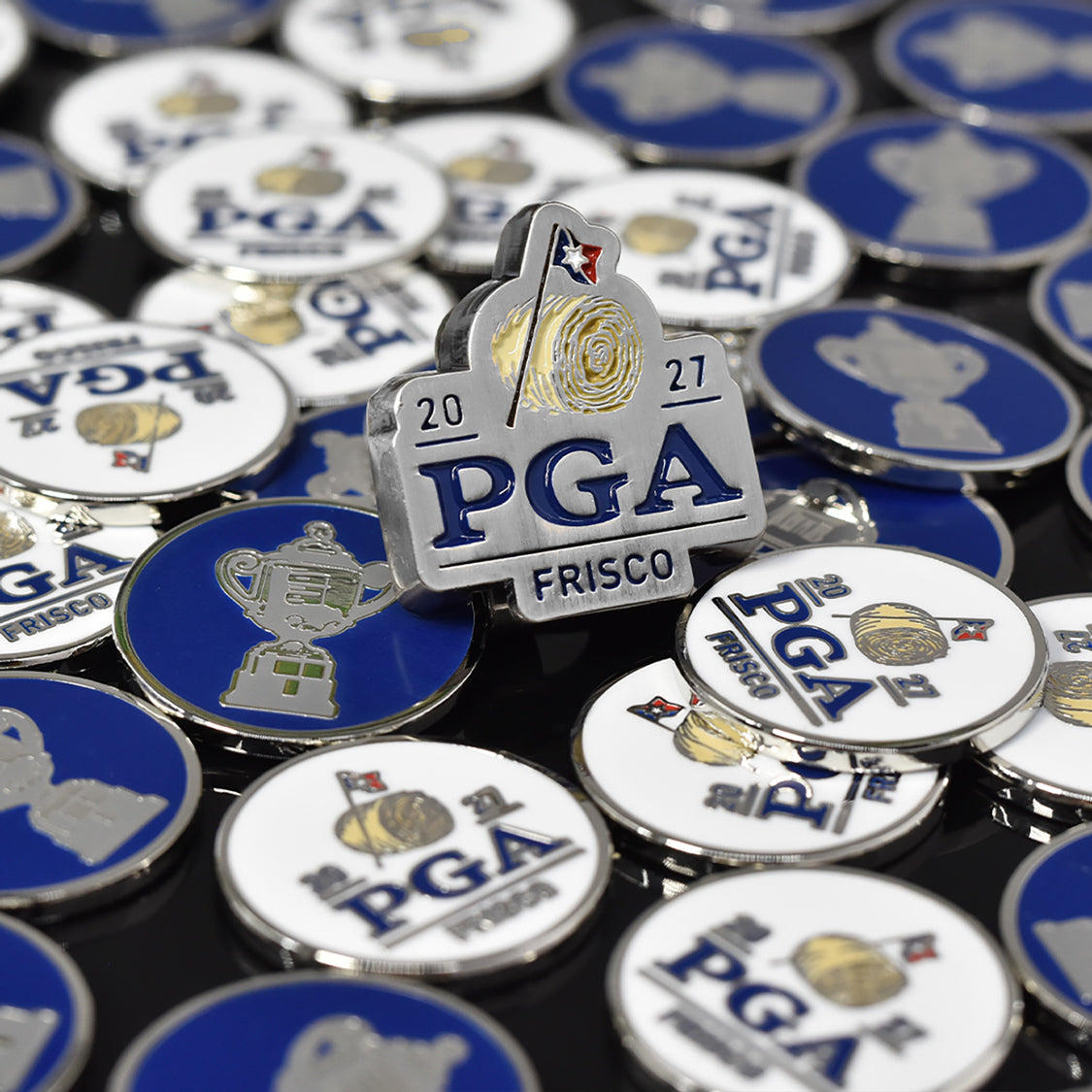 PRG Golf 2027 PGA Championship Hat Clip and Ball Mark Set - Hat Clip Styled