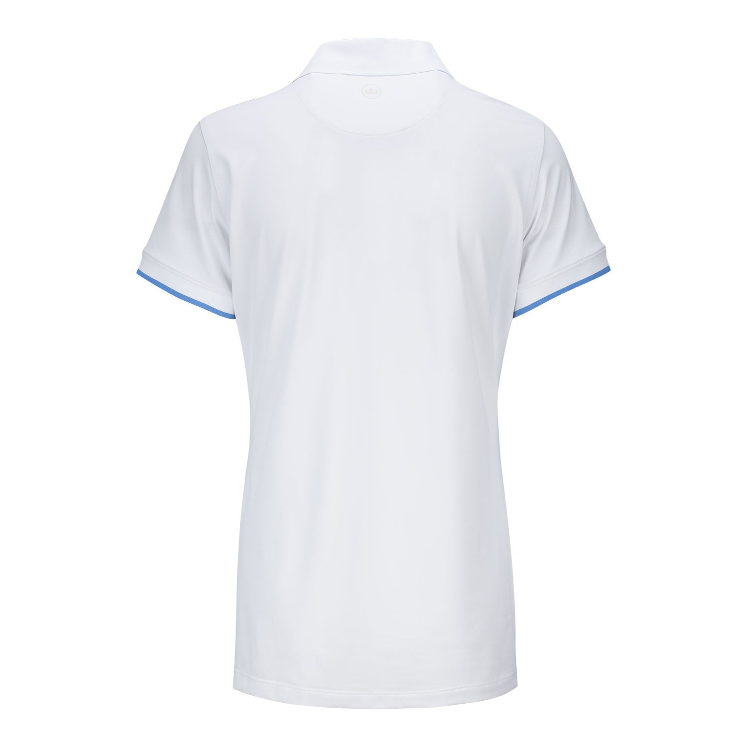 Peter Millar 2024 PGA Championship Ladies Short Sleeve Sport Mesh Polo in White - Front View
