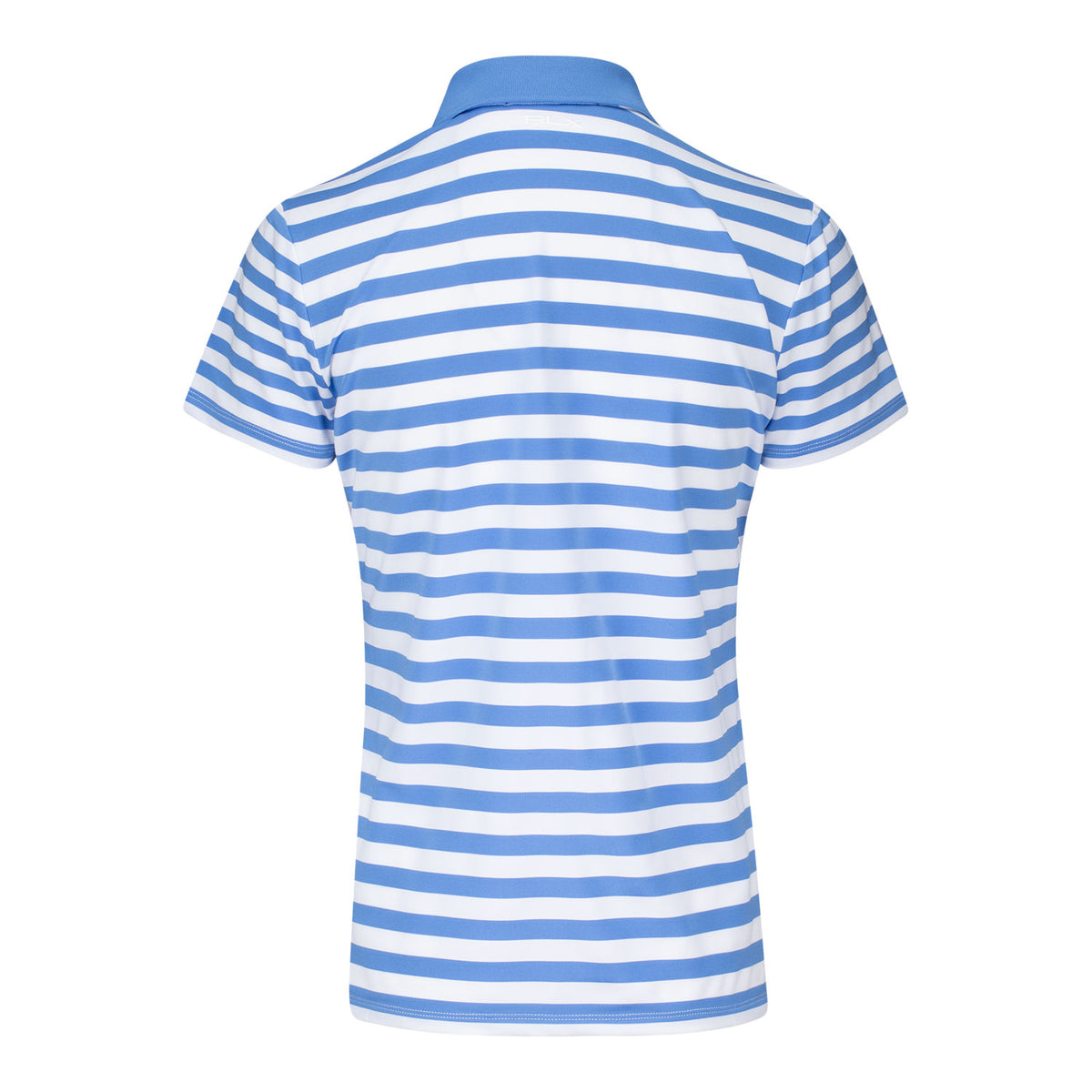 Ralph Lauren 2025 PGA Championship Women's Lightweight Stripe Polo in Summer Blue - Back View