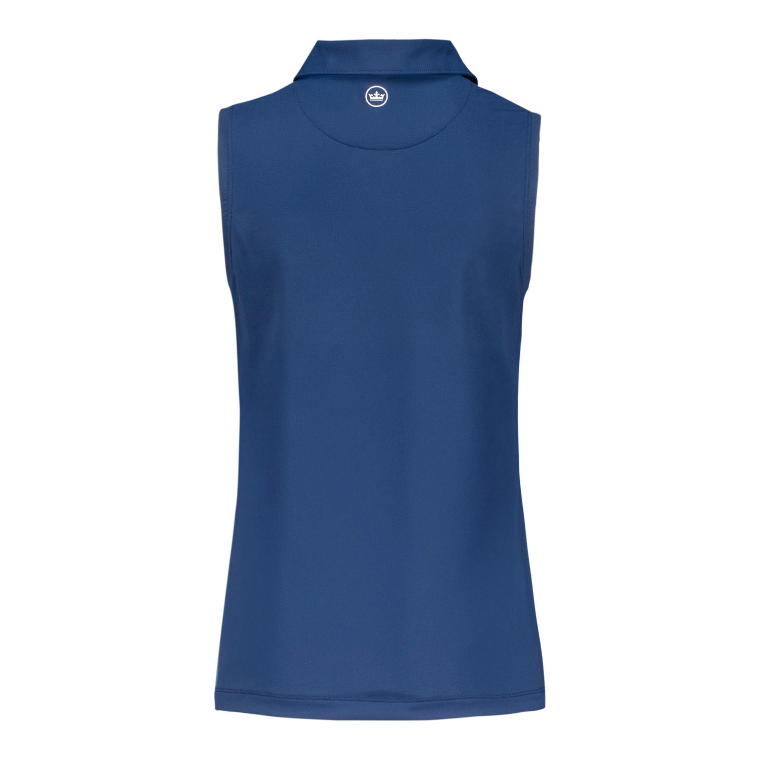 Peter Millar 2026 PGA Championship Women's Banded Sport Mesh Sleeveless Polo in Navy - Front View