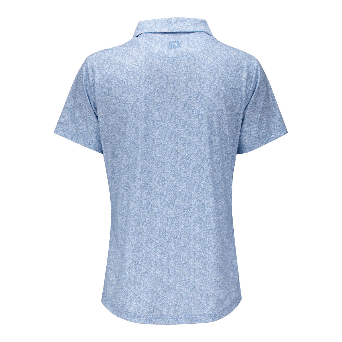 FootJoy 2026 PGA Championship Ladies Speckle Print Polo in Blue Jay - Back View
