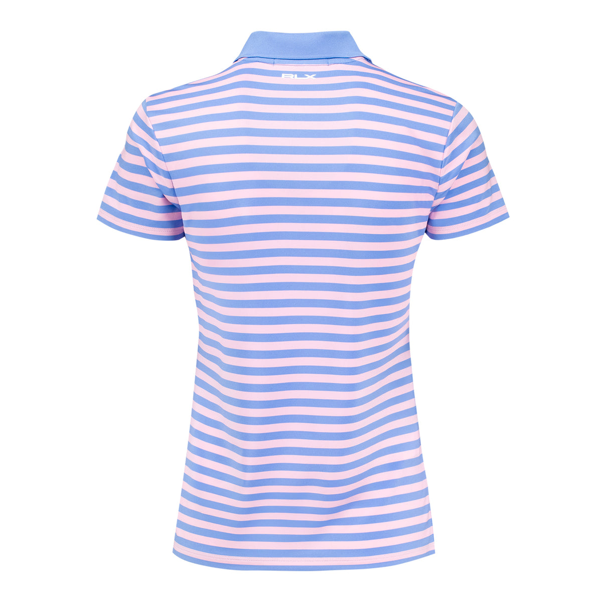 Ralph Lauren 2026 PGA Championship Women's Pique Scallop Polo in Light Pink - Back View