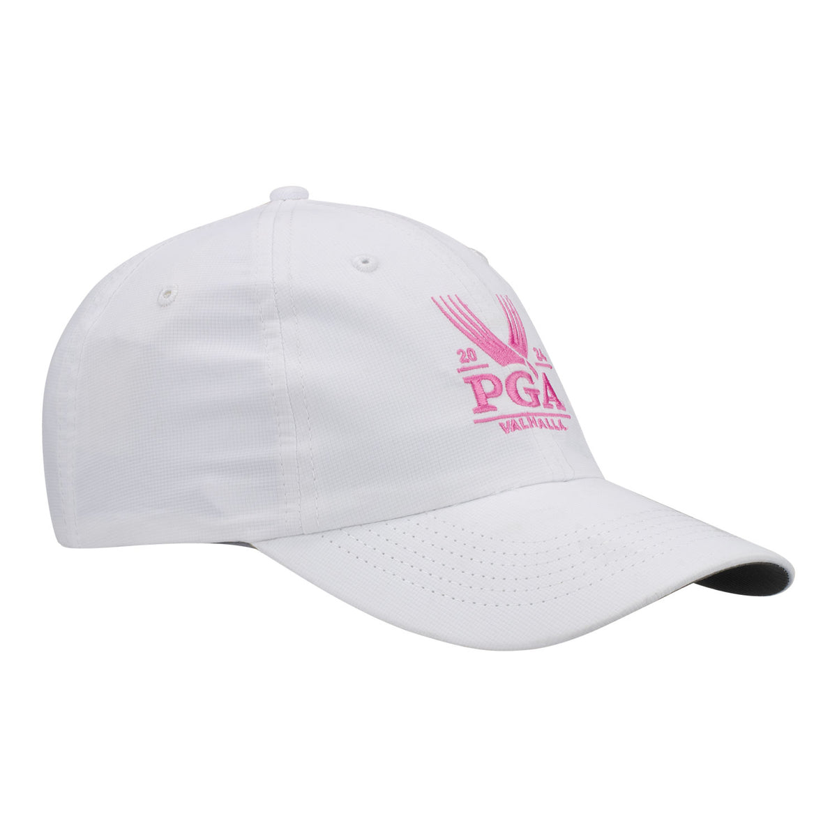 Imperial 2024 PGA Championship X210P Women's The Original Performance Hat in White / Pink - Angled Right Side View