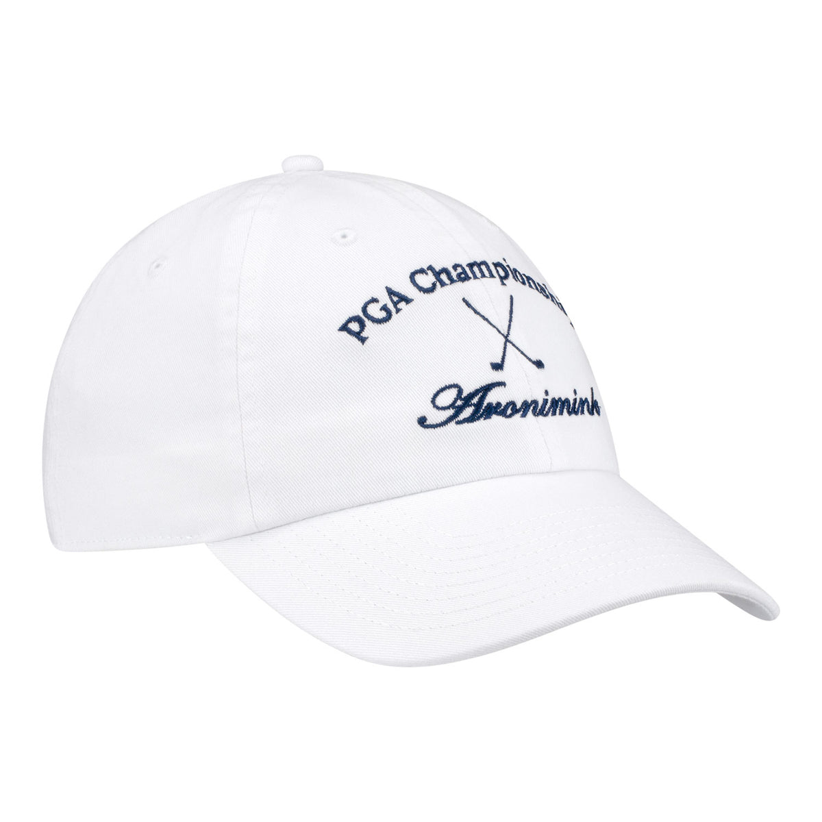 Ahead 2026 PGA Championship Women's Coaster Performance Hat in White - Angled Front Right View