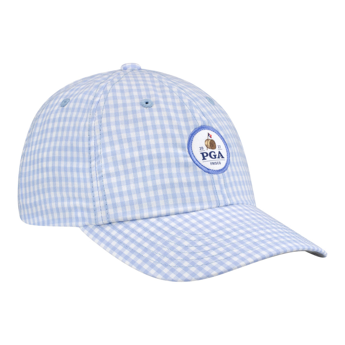 Ahead 2027 PGA Championship Women's Checkmate Hat in Light Blue - Front Right View
