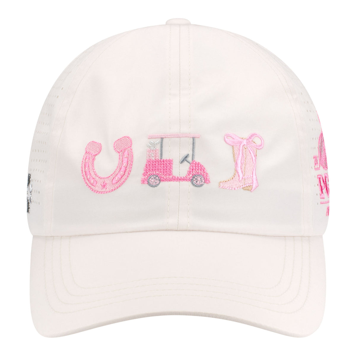 Vimhue 2027 PGA Championship Women's Sun Goddess Hat in Perfectly Pale - Front
