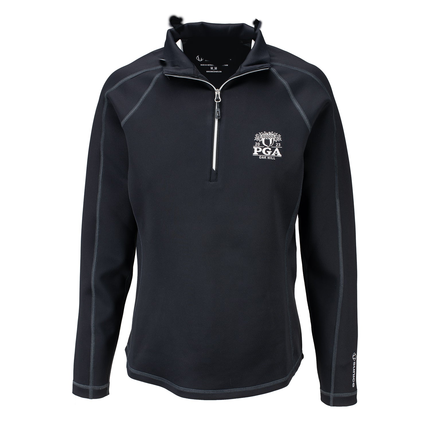 Sunice 2023 PGA Championship Women's Maddy Pullover in Black- Front View