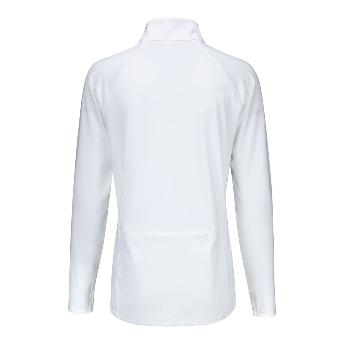 Ralph Lauren 2024 PGA Championship Ladies Lightweight Airflow Quarter Zip in White - Back View