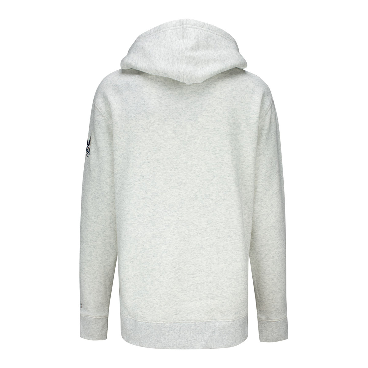 Under Armour 2024 PGA Championship Ladies Fleece Applique Hoodie in Light Heather Grey - Back View