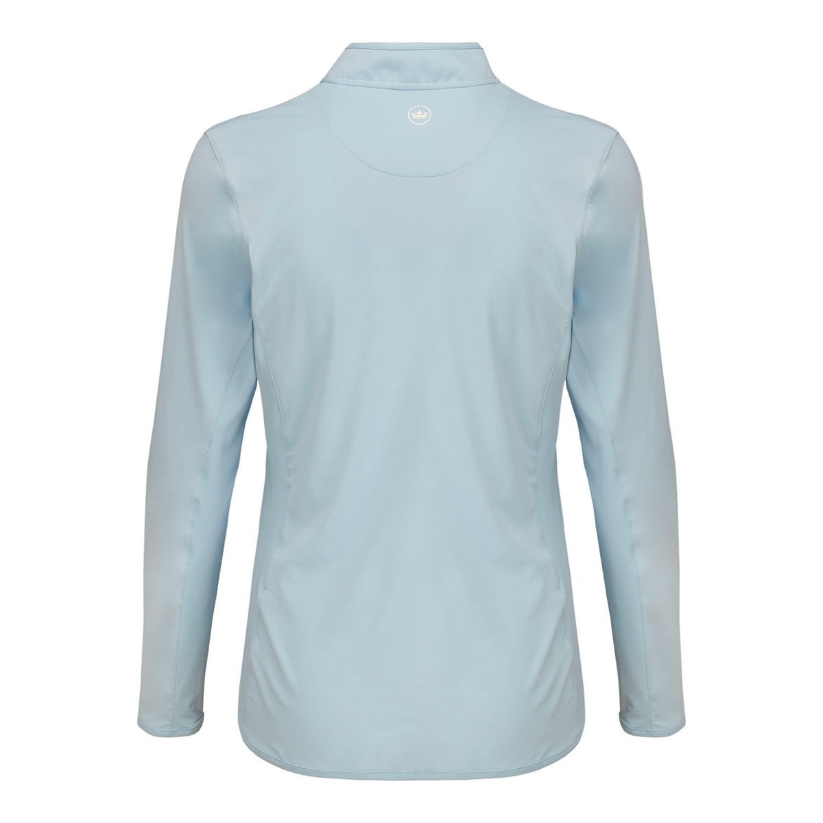 Peter Millar 2025 PGA Championship Ladies Lightweight Zip Sun Shirt in Skylight - Back View