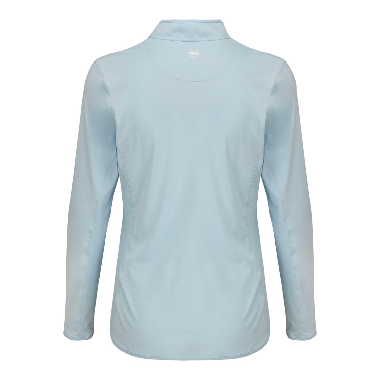 Peter Millar 2025 PGA Championship Ladies Lightweight Zip Sun Shirt in Skylight - Front View