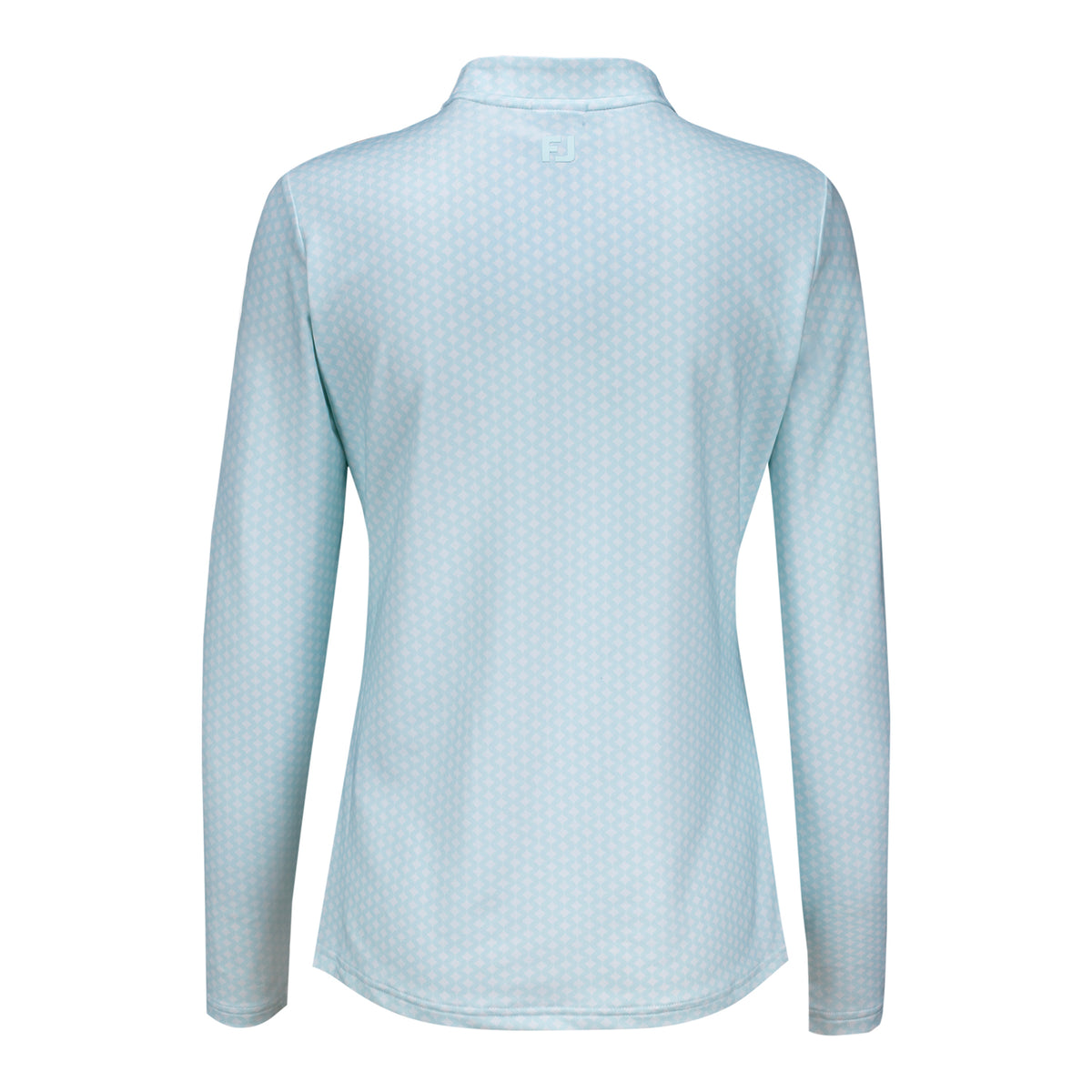 FootJoy 2026 PGA Championship Women's Quarter Zip in Glacial Blue Print - Back View