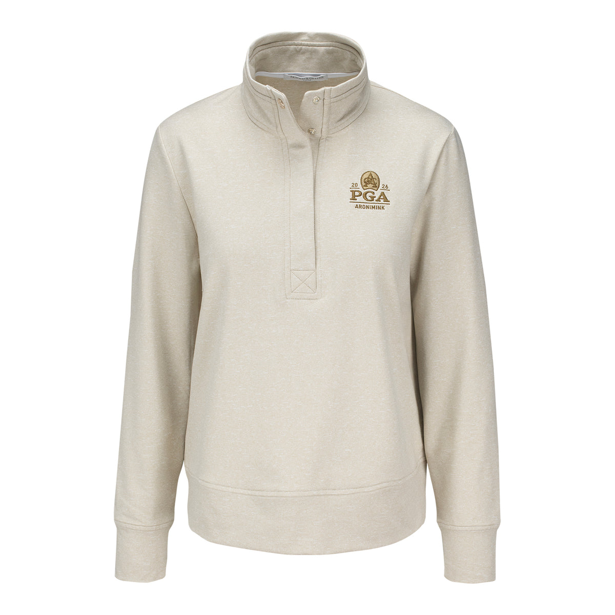 Fairway & Greene 2026 PGA Championship Women's Julieta Sweatshirt in Sand - Front View