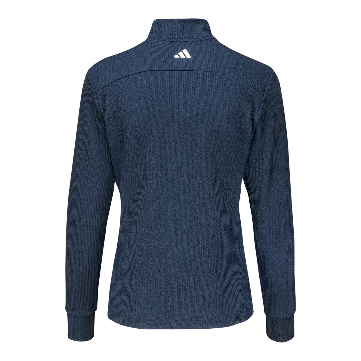 Adidas 2026 PGA Championship Women's Performance Texture Full Zip Jacket in Collegiate Navy - Back View