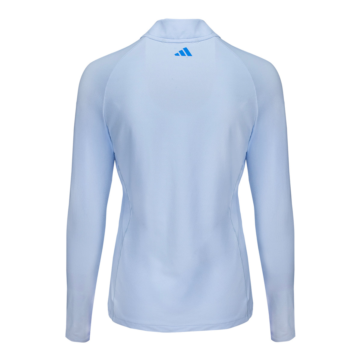 Adidas 2026 PGA Championship Women's Solid Quarter Zip in Crystal Sky Blue - Back View