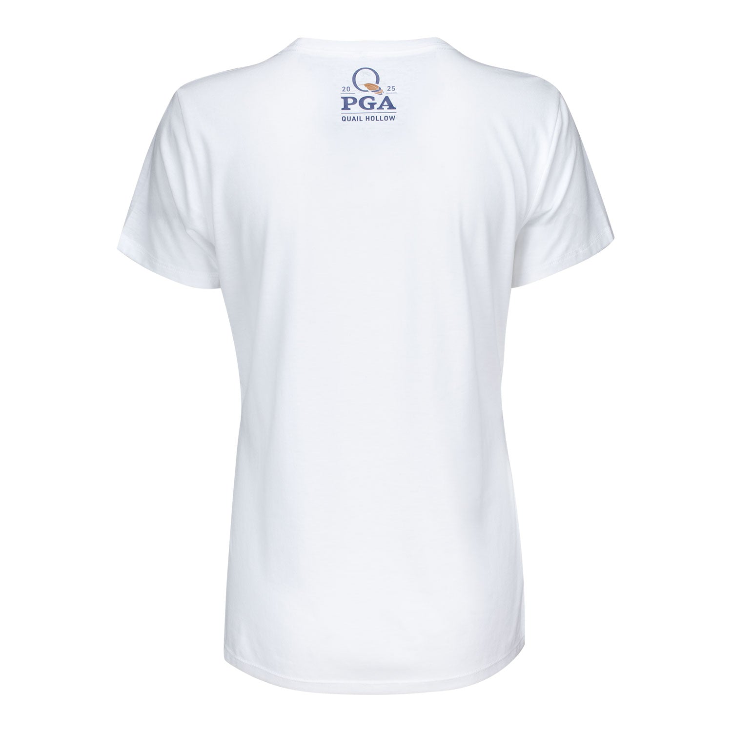 Ahead 2025 PGA Championship Ladies Adirondack Chair T-Shirt in White - Front View