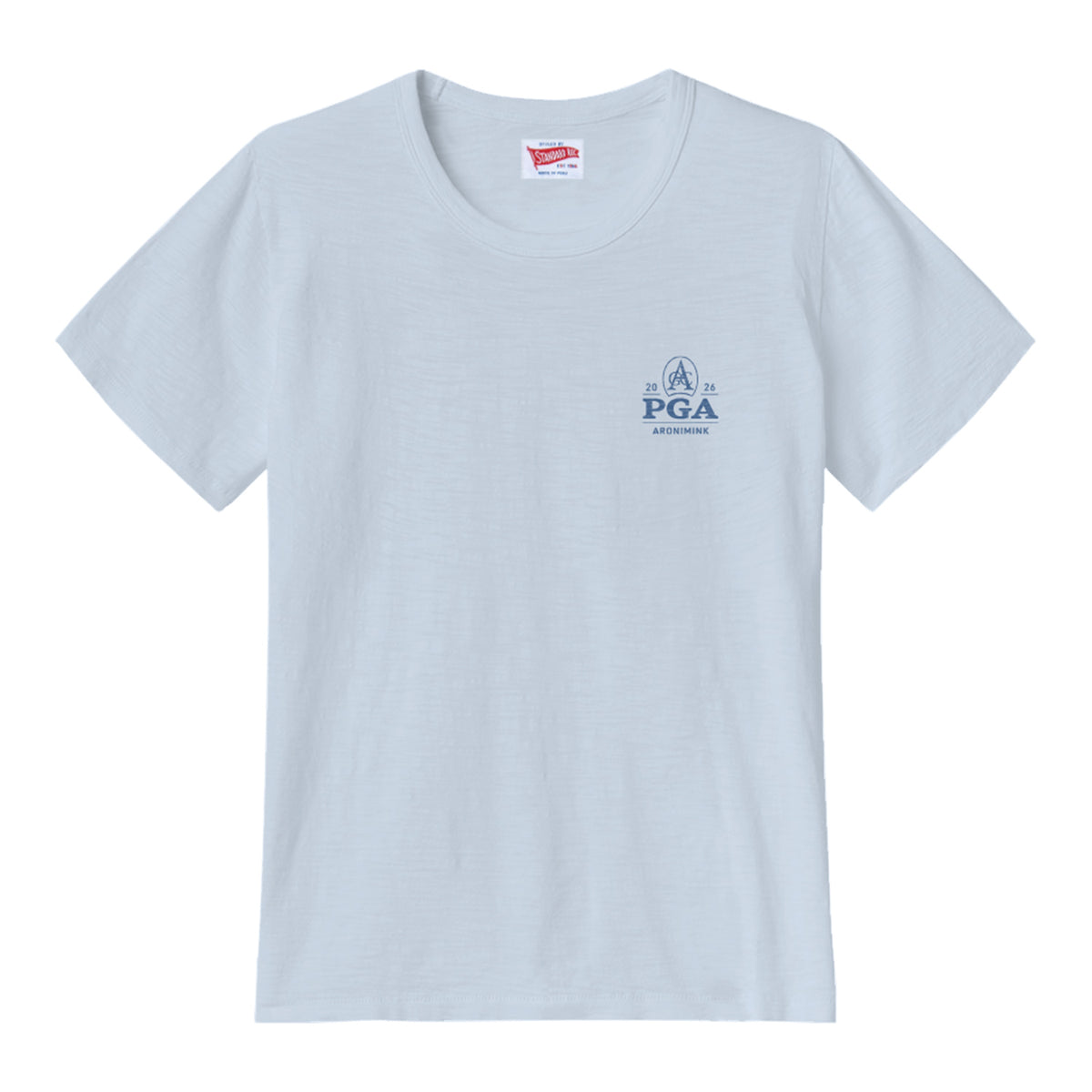 Standard Rec. 2026 PGA Championship Women's Jersey Aronimink Clubhouse T-Shirt in Skyway Blue - Front