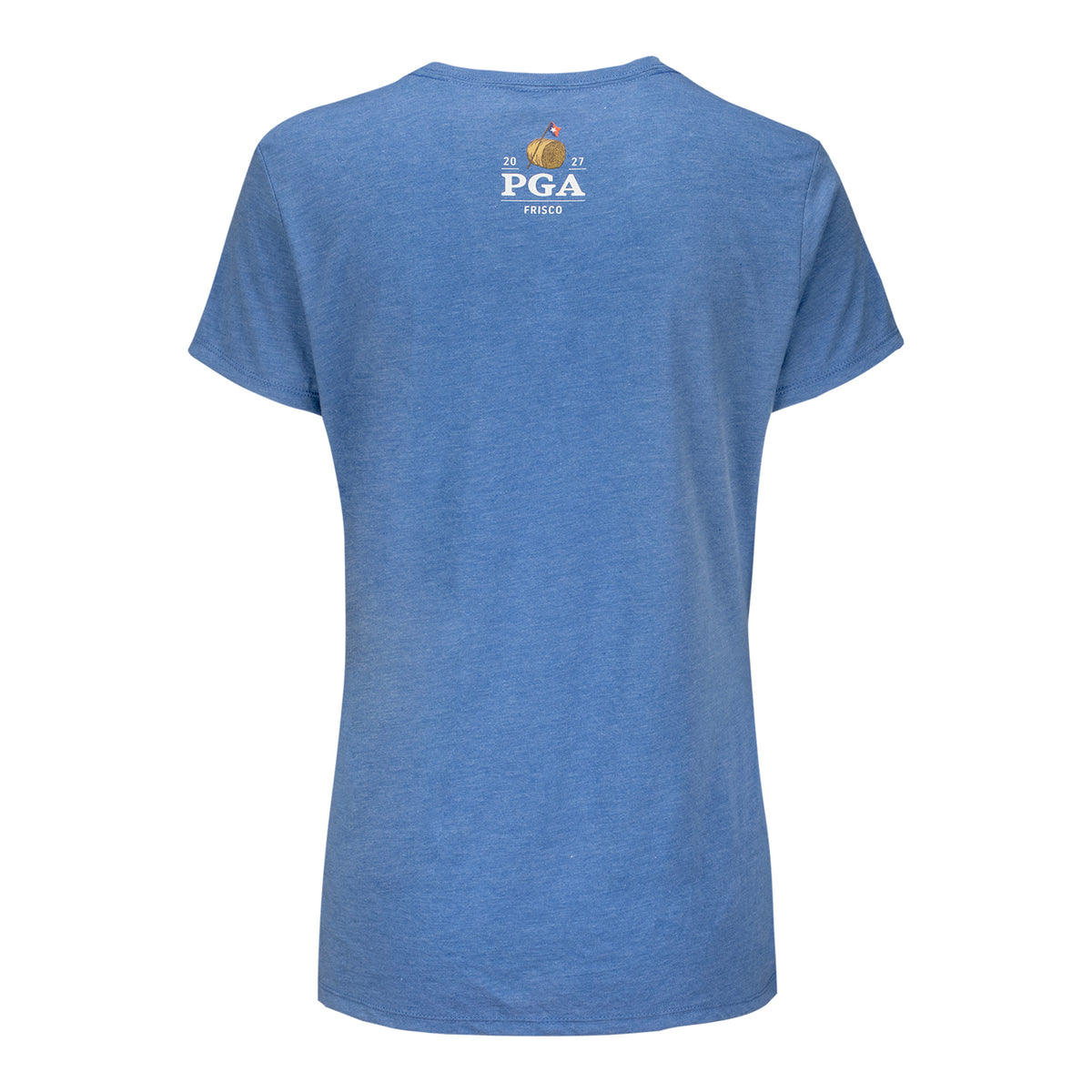 Ahead 2027 PGA Championship Women's Danby T-Shirt in Maritime Blue - Back View