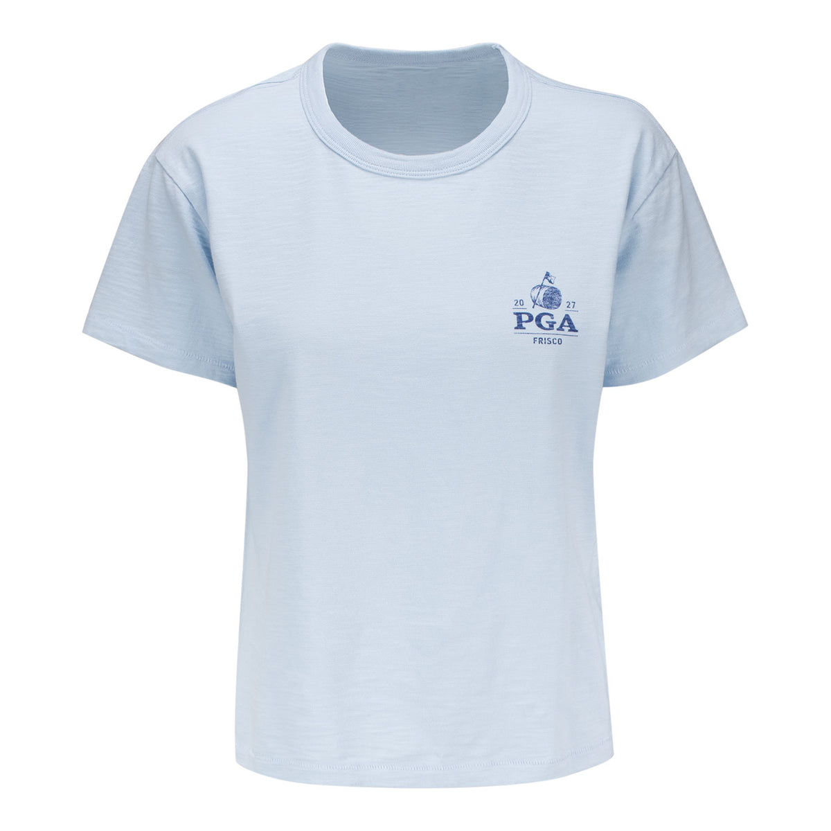 Standard Rec. 2027 PGA Championship Women's Jersey Texas T-Shirt in Skyway Blue - Front
