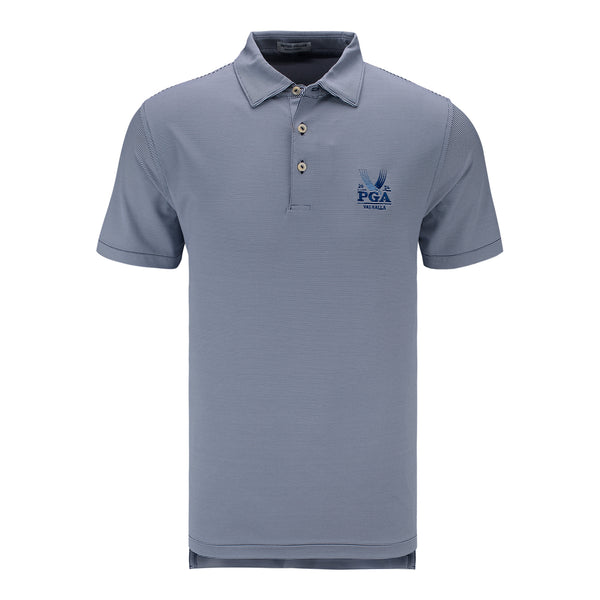 Peter Millar 2024 PGA Championship Men's Hales Performance Jersey Polo in  Cottage Blue