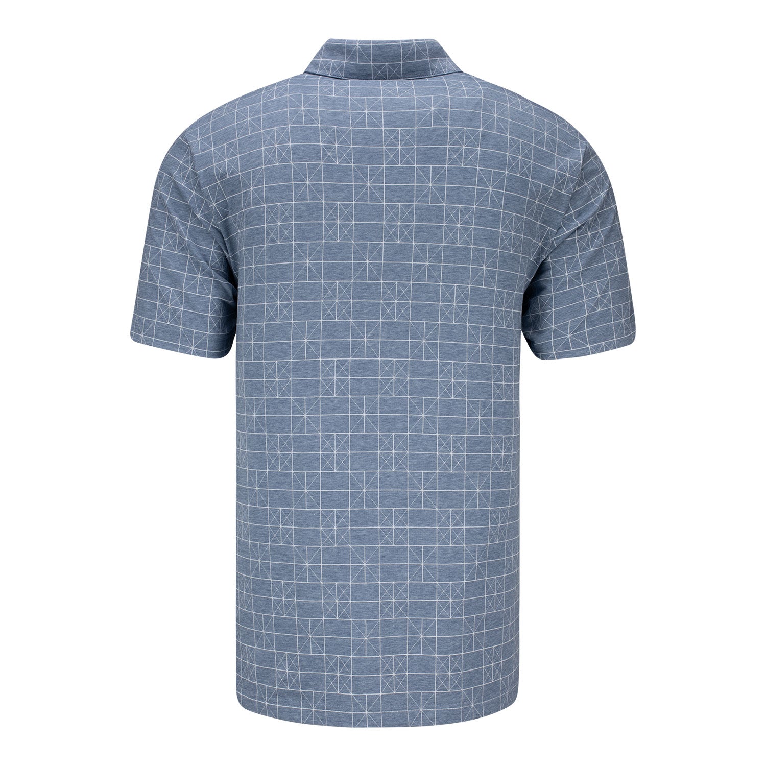 Adidas 2024 PGA Championship Go To Print Polo in Preloved Ink - Front View
