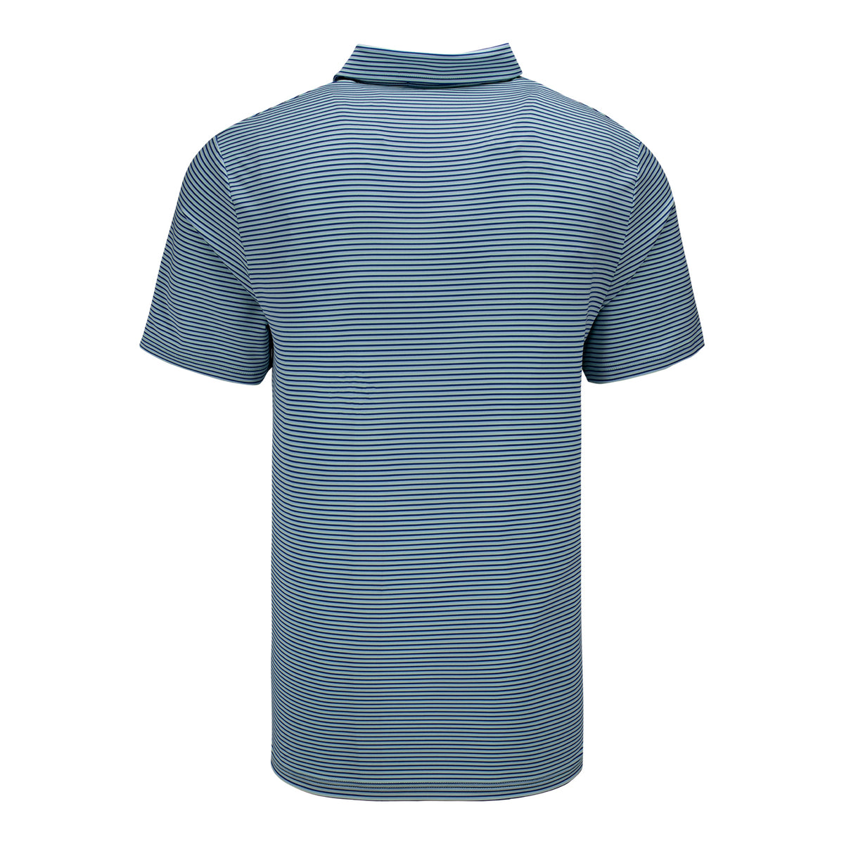 Ralph Lauren 2025 PGA Championship Lightweight Airflow Polo in Pastel Mint Stripe - Back View