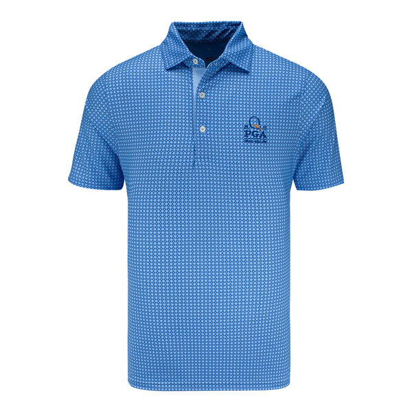 Fairway and Greene 2025 Pga Championship Bellinger Pattern Polo in Bluff