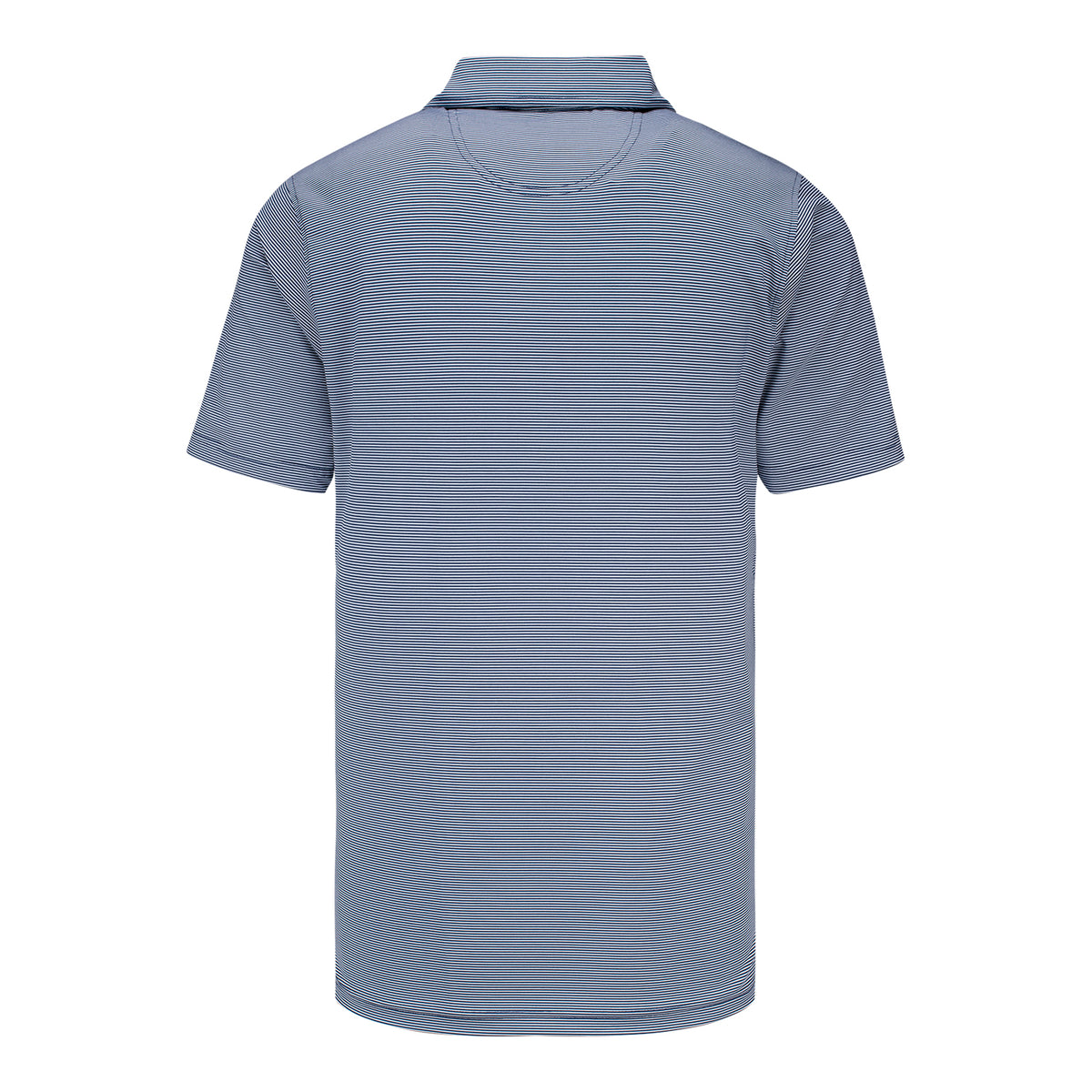 Fairway and Greene 2025 PGA Championship Mini Stripe Polo in Marine - Back View