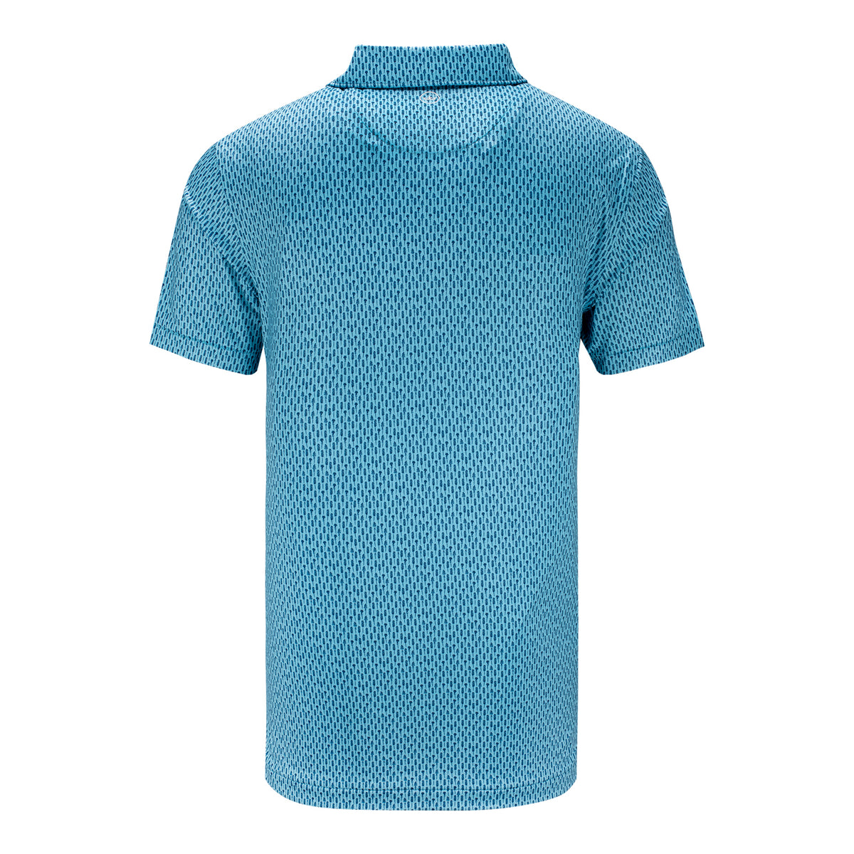 Peter Millar 2025 PGA Championship Lavender Fields Polo in Cyan - Back View